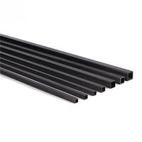 Carbon Fiber Square Tube ( Outer  Square And Inner  Square）Braided Carbon Fiber Square Tubing