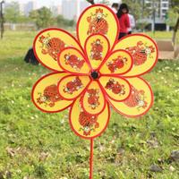 Flower Windmill Toy Wind Spinner Pinwheels Home  Yard Decoration 
 26&38CM